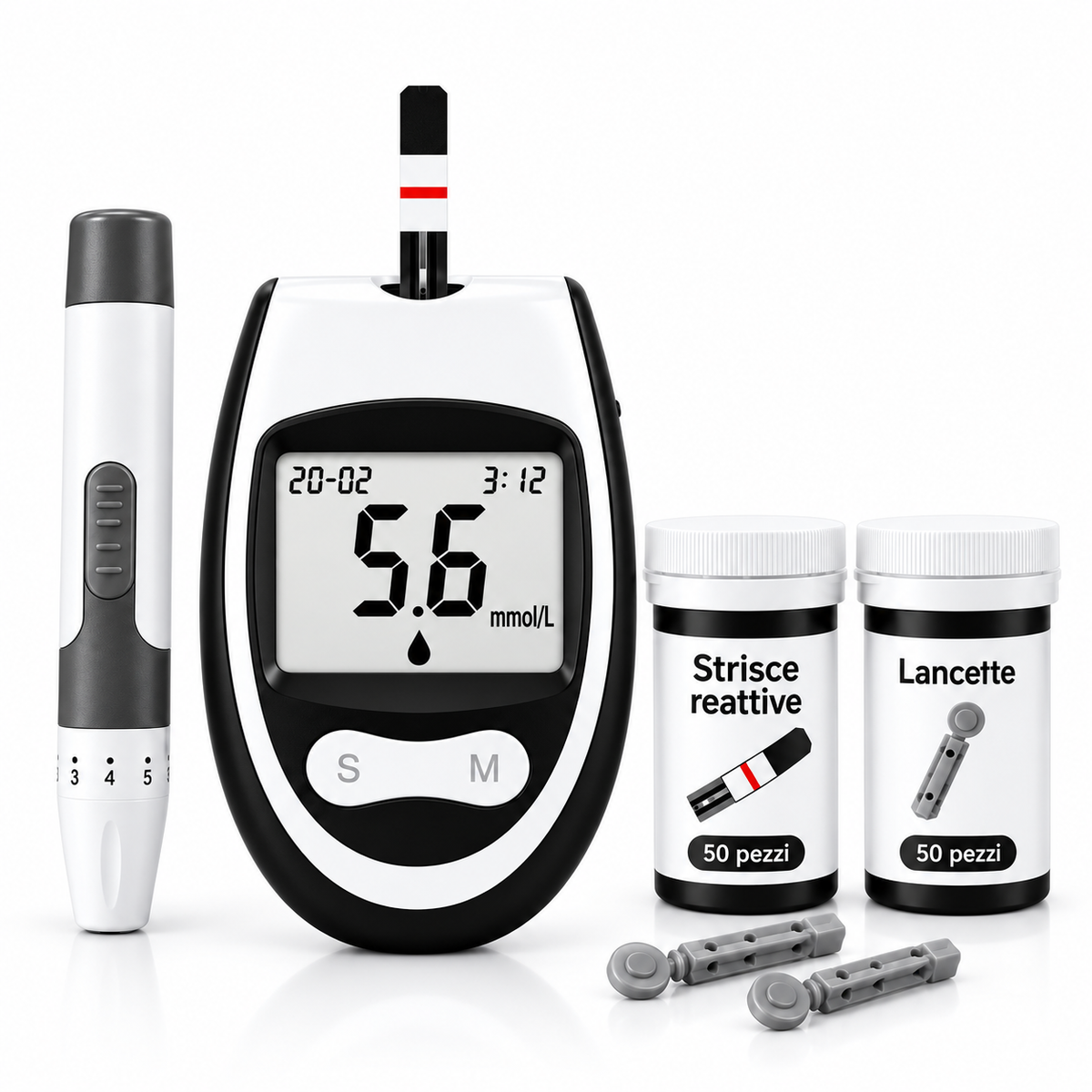 Glucomètre + 50 lancettes