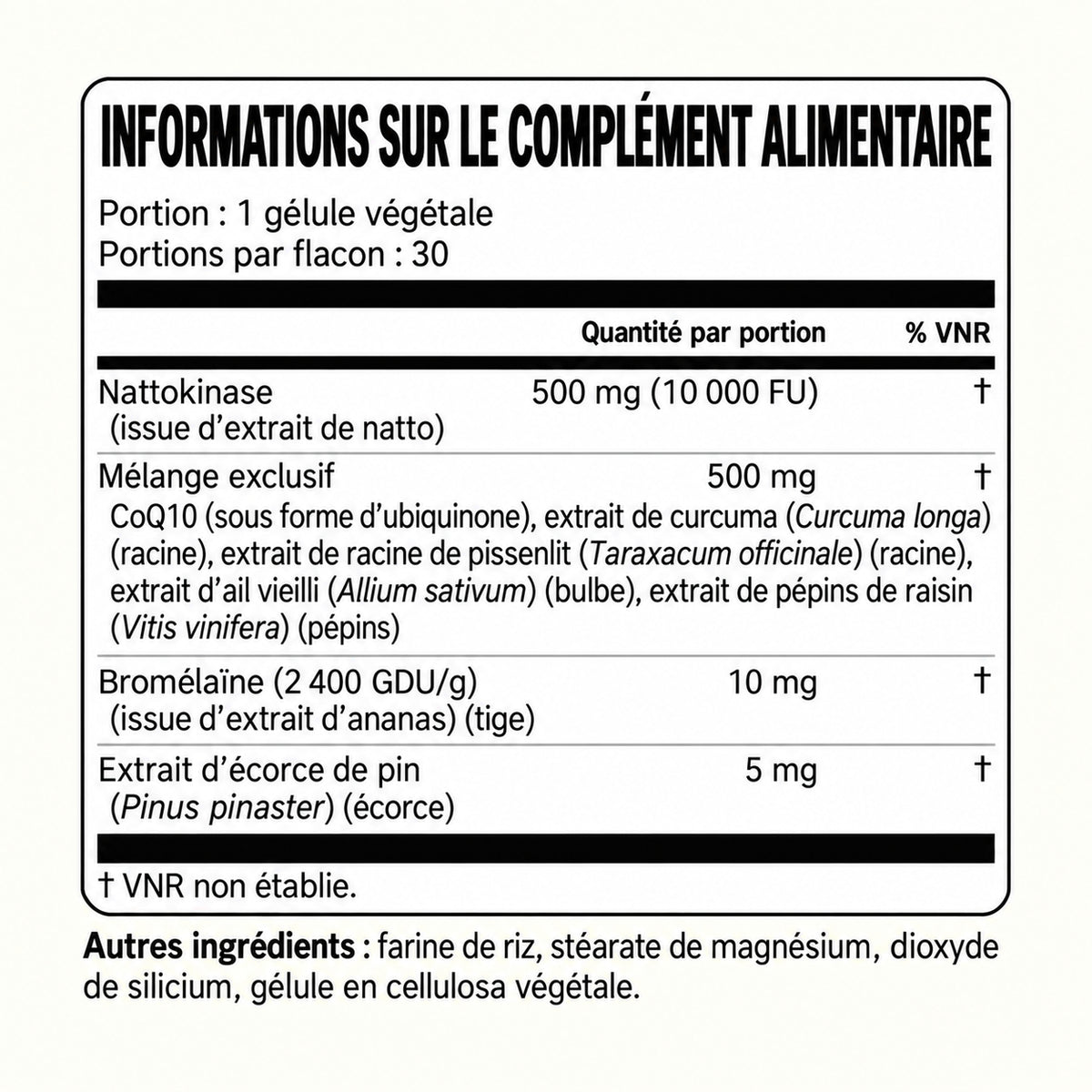 Nattokinase 10 000 · Retrouvez la pleine forme au lit, une différence dès 7 jours