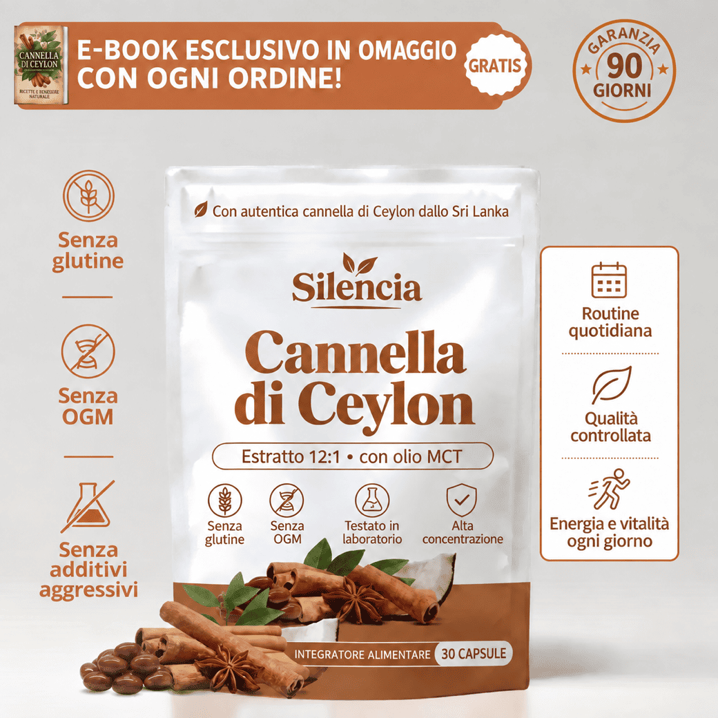 Cannelle de Ceylan 7200mg avec huile MCT
