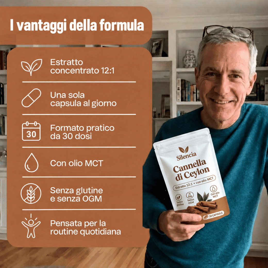 Cannelle de Ceylan 7200mg avec huile MCT